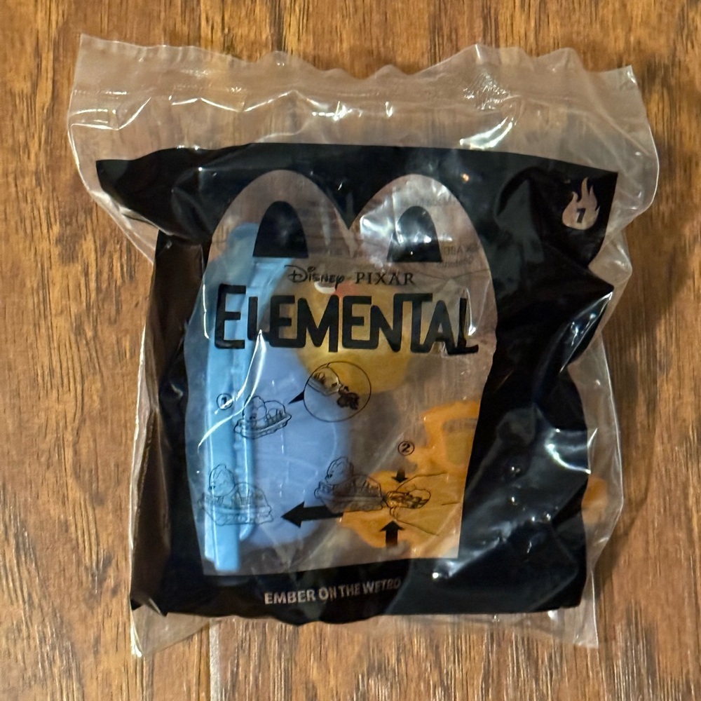 Disney Pixar Elemental ‘Ember on the Wetro’ McDonalds Happy Meal Toy
